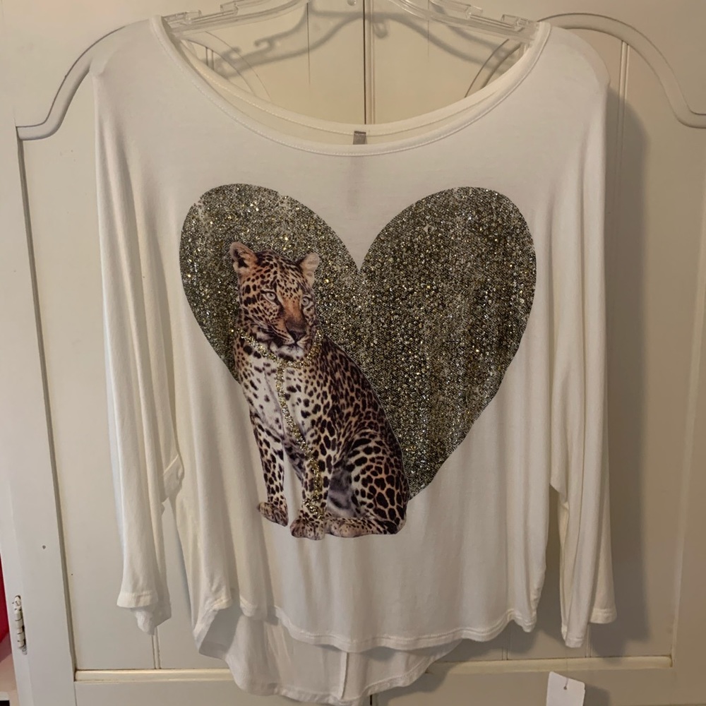 Sparkly Cheetah Top